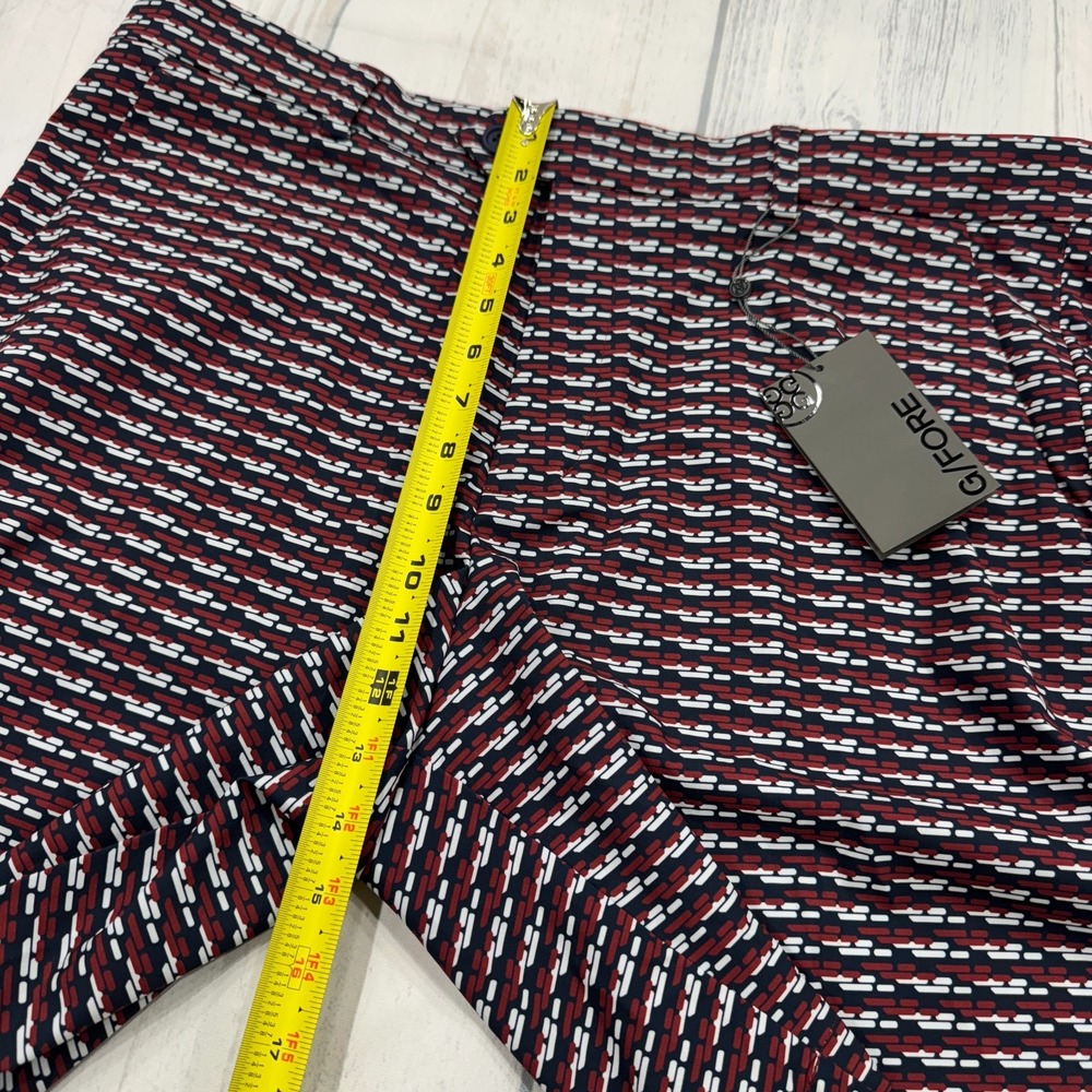 NWT G/FORE Maverick Hybrid Performance Golf Shorts 38 Red GMR000011 Men $125 - Picture 12 of 13